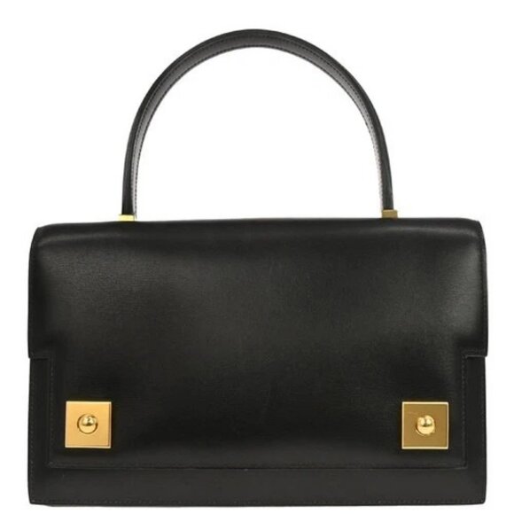 HERMES Handbags - Hermes Black Box Calf Piano Handbag 19X □C